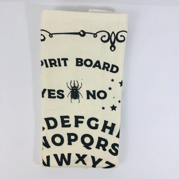 Happy Halloween Ouija Board Kitchen Dish Towel Set of 2 - Picture 3 of 3